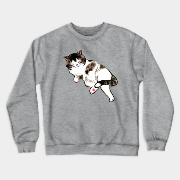 Sexy belly cat Crewneck Sweatshirt by juliewu